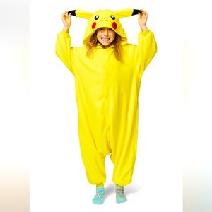 Pokémon Pikachu Kigurumi Newcosplay Children Onesie Costume, Size 6-9